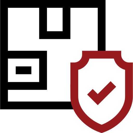 Illustration of Box With Shield Including a Check Mark Representing Promises at Quality Tools Services